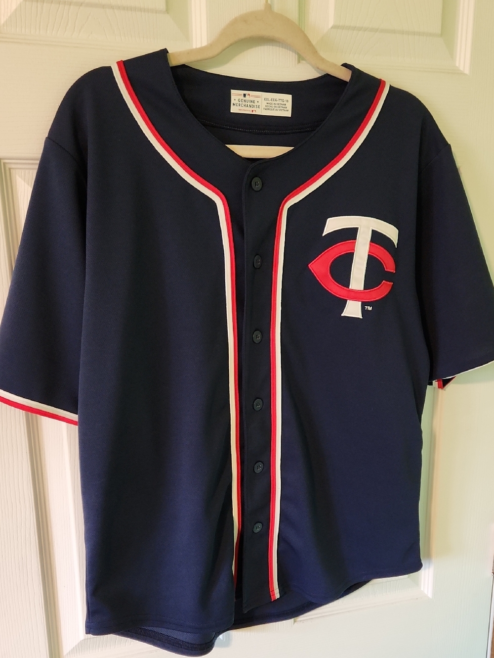 Genuine Minnesota Twins Merchandise Kids Navy Baseball Jersey